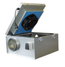 ШУМОИЗОЛИРОВАННЫЙ ВЕНТИЛЯТОР ДЛЯ КРУГЛЫХ ВОЗДУХОВОДОВ SYSTEMAIR KVKE 250 M Швеция