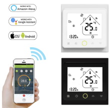 Терморегулятор для теплого пола с  Wi-Fi ВHT-002GВ White