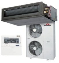 Кондиционер тепловой-насос Mitsubishi Heavy Micro Inverter FDU125VF(H) _ FDC125VN Канальный