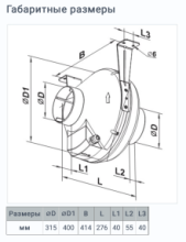 Вентилятор Вентс ВКС 315 315 мм - Фото 3