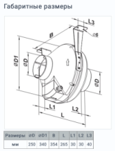 Вентилятор Вентс ВК 250 250 мм - Фото 4