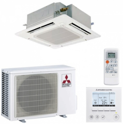 Кондиционер тепловой-насос Mitsubishi Electric SLZ-M25FA_SUZ-KA25VA Кассетный