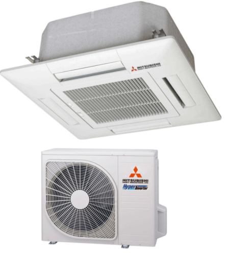 Кондиционер тепловой-насос Mitsubishi Heavy  Hyper Inverter FDTC60VF_SRC60ZSX-S Кассетный