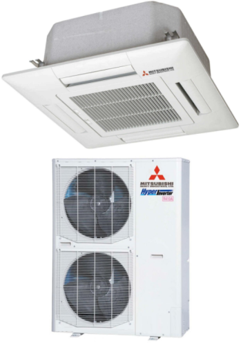 Кондиционер тепловой-насос Mitsubishi Heavy Hyper Inverter FDT125VF_FDC125VSX Кассетный
