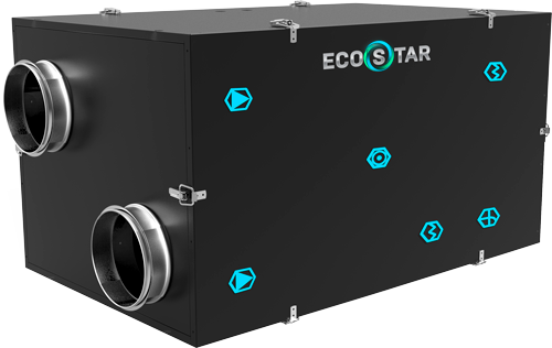 Приточно-вытяжная установка Aerostar EcoStar ES 500 Х, ХV, XP Украина