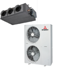 Кондиционер тепловой-насос Mitsubishi Heavy Micro Inverter  FDUM100VF2(H) _FDC100VSA Канальный