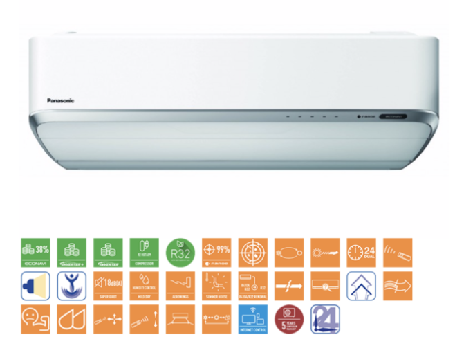 Кондиціонер тепловий насос Panasonic CS/CU-VZ9SKE Побутовий