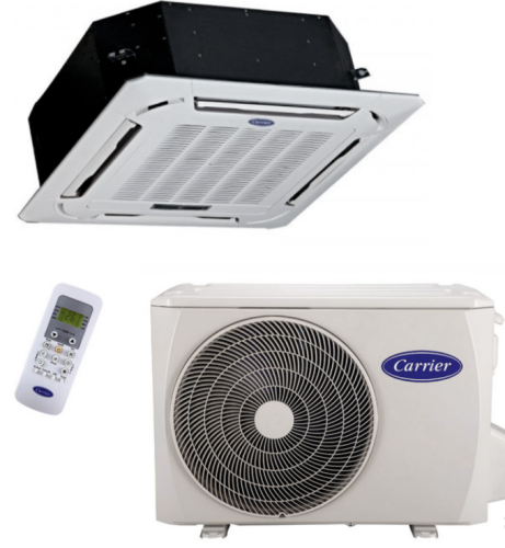 Кондиціонер тепловий-насос Carrier Eurovent 42QTD048R8S_38QUS048DT-1_40CAS-L5 Касетний