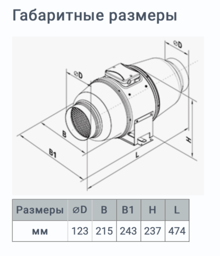 Вентилятор Вентс ТТ Сайлент-М 125 125 мм
