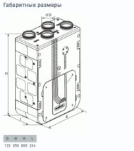 Припливно-витяжна установка Вентс ВУЕ 270 В5Б ЄС А14 Black - Фото 3