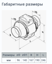 Вентилятор Вентс ТТ 100 100 мм - Фото 3